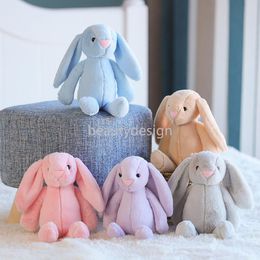 Lapin de pâques 12 pouces 30cm, jouet en peluche rempli, poupée créative, lapin doux à longues oreilles, Animal pour enfants, cadeau d'anniversaire de saint-valentin DD