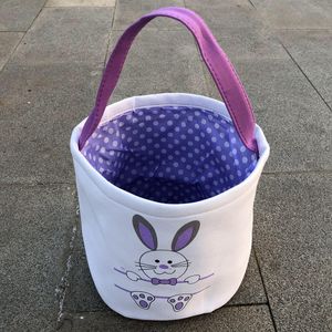 Pasen Bunny Bag Jute Tas Leuke Konijn Handtas Pasen Egg Basket Zet Gift Opslag DIY Packaing Gift Bags Party Gunst