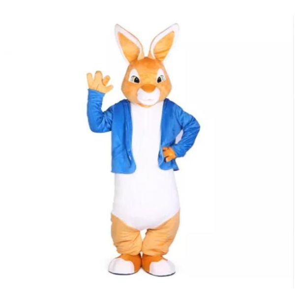 Disfraz de mascota conejo de Pascua para adulto, disfraz de carnaval, fiesta de carnaval, disfraz 265P