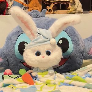 Jouets en peluche de lapin de dessin animé mignon de Pâques pour apaiser et accompagner les petites poupées de lapin blanc, oreillers pour filles, cadeaux d'anniversaire, vente en gros d'usine, en stock