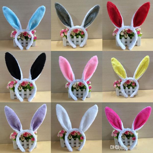 Pâques habiller Flash lapin bandeau paillettes mignon moelleux lapin oreille boule fête lapin coiffure paillettes fille jouet épingle à cheveux bâtons de cheveux