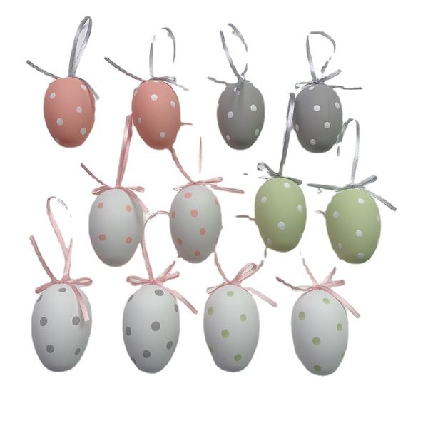 Huevos de Pascua pintados a mano DIY huevos niños pintura creativa juguete decoraciones al por mayor