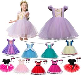 Robe de princesse fantaisie de Pâques 16 ans Mini Mouse Girls Dress Halloween Party Childre