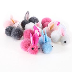 Pâques mini peluche de lapin en peluche en peluche de petits jouets de lapin doux pour les enfants