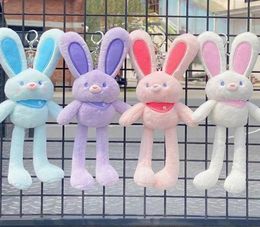 Toys de lapin de fête de Pâques avec événement de printemps de trousseau