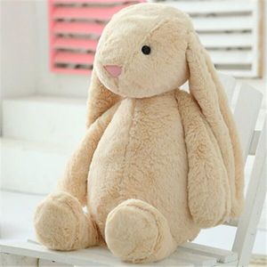 Peluche lapin de pâques avec oreilles de lapin, jouet en peluche doux, poupée de dessin animé de 30cm