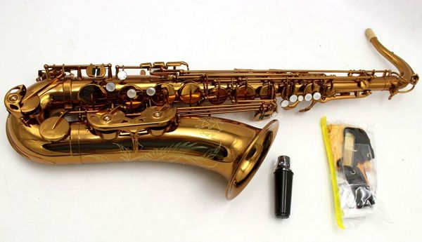 Saxophone ténor laqué or foncé de musique orientale Mark VI type no F# par boîtier PC 000