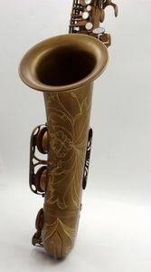 Musique orientale utilisation professionnelle Saxophone ténor de style Mark VI antique non laqué 000