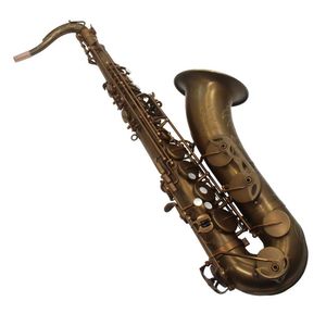Saxophone ténor de style Mark VI antique non laqué de musique orientale à usage professionnel