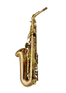 Saxophone alto en cuivre rose non laqué Eastern Music avec touches laquées or 00