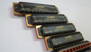 EASTTOP blues harpe orgue à bouche T008K ensemble de 12 touches musique métal harmonica diatonique noir cover6166775