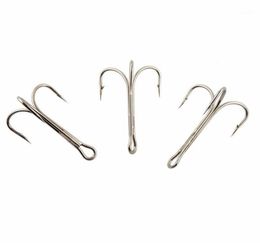 Catch EasyPcs 3551 Crochets de pêche Big Game Fishing Hooks Trible Bait Artificial Fishhooks Taille 60 70 80 10015662671