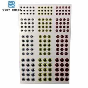 Easy Catch 183pcsset 3d Lure Eyes Mixed Color Fly Tying Material Holographic Eye Diy Fishing Accessories Sticker63901726277883