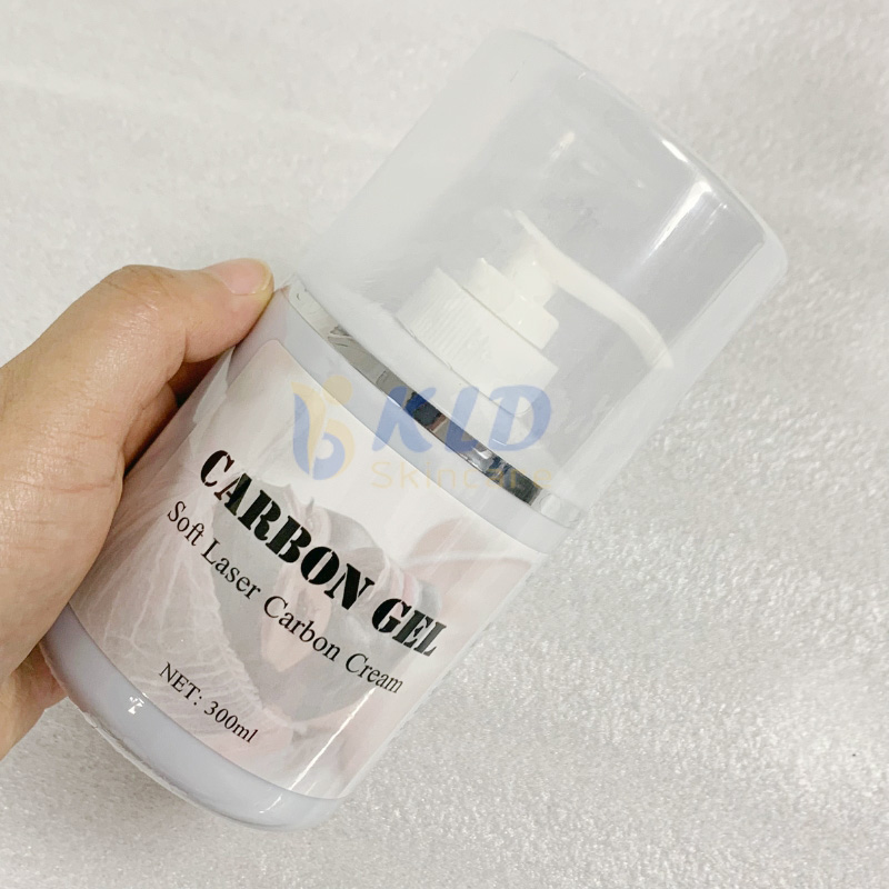 Crema de Gel láser de carbono suave para rejuvenecimiento de la piel, limpieza profunda, fácil limpieza, espinillas faciales, crema de cáscara de carbono