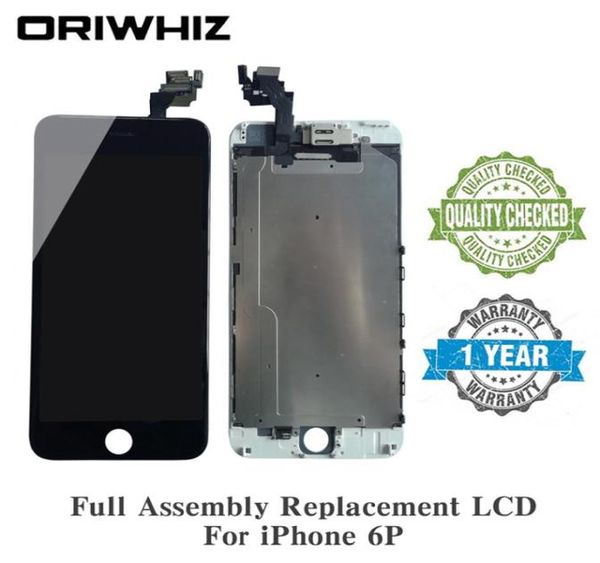 Écran LCD de remplacement facile à installer pour iPhone 6 Plus, Kit d'assemblage complet avec caméra avant, haut-parleur d'oreille, capteur de proximité Repai1244351