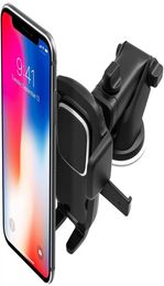 Eenvoudig een touch 4 Dash Rowield Universal Car Mount Phone Holder Desk Stand voor iPhone Samsung Moto Huawei Nokia LG Smartph3281190