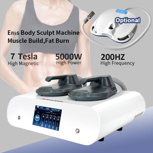 Máquina de contorno corporal grande y potente de fácil operación Emslim Neo con RF Hi-emt Máquina electromagnética para esculpir el cuerpo Ems con reducción de grasa para el desarrollo muscular
