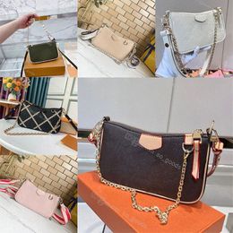 Gemakkelijk zakje op riem Designer luxe damestassen Mode luxe lederen handtassen Schouder Crossbody handtas Damesleer Epi reliëf roze zwart n8Xy #