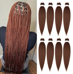 Easy Pre estirado ombre Trenzado de cabello 26 pulgadas Rizado Trenzado de cabello Easy Twist Trenzas Crochet Hair Ajuste de agua caliente Profesional Soft Yaki Straight E3