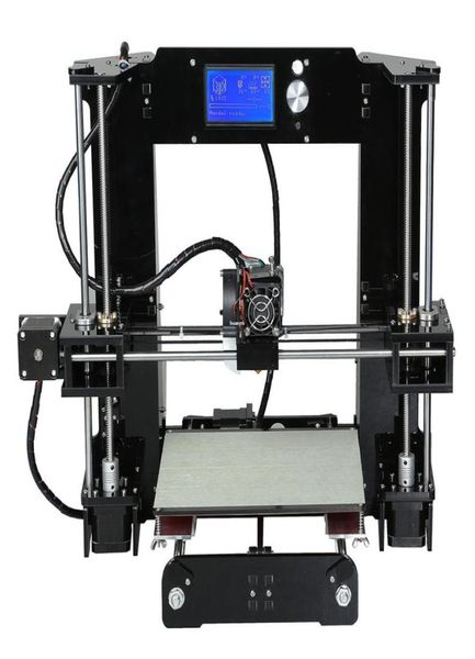 Impresora 3d Anet A6A8 de fácil configuración, tamaño grande, alta precisión, Reprap Prusa i3, máquina de impresión 3D DIY, bedFilamentSD Ca2260020