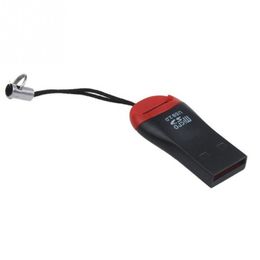 Eenvoudig te dragen Mini USB-kaartlezer Whistle USB 2.0 T-flash-geheugen TFCard / Micro SD-kaartlezer, TF-kaartadapter 500 stks / partij