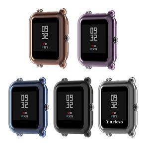 Facile à installer et à enlever Soft TPU Protective Watch Case Cover Shell Protector pour Amazfit Bip S Smartwatch Accessoires