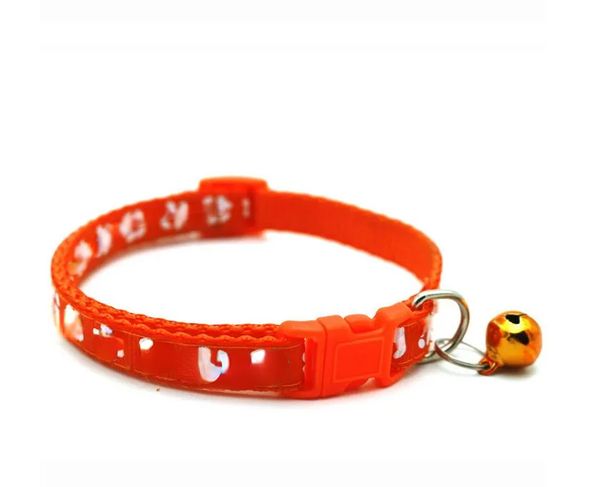 Collar para perro y gato fácil de usar con campana, hebilla ajustable, Collar para perro, suministros para cachorros y gatos, accesorios para perros y gatos pequeños, envío gratis al por mayor