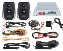 EASYGUARD PKE auto-alarmsysteem startknop op afstand motorstart stop auto passieve keyless entry kit touch wachtwoord toetsenbord238W1589407