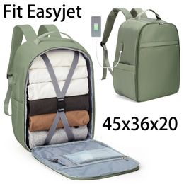 Easyjet Cabin Bag 45x36x20 Rugzak Reisrugzak Dames Ryanair met Vliegtuig Rugzak Handbagage Laptop Man Dagrugzak 240104