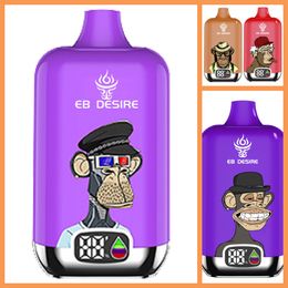 EB DESIRE Puff 12k 15k Puff 510 batterie LCD boîte numérique 9000 12000 15000 bouffées Bang King vape jetable entrepôt EU US 23ml pod Randm Tornado razz bar vaper vapes