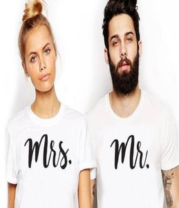 EBAIHUI 2020 FSHION MR MRS MARE EN VROUW T -shirts Matching Wedding Gift Top T -shirt T -shirt