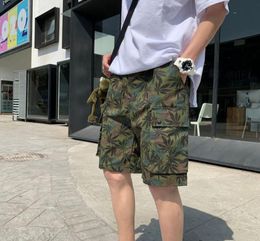 Ebaihui 2021 Camouflage mâle Pantalon short men039s logo populaire porter une salopette cinq minutes style plage lâche tendance style port s5767386