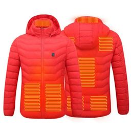 Ebaihui 2021 Vestes chauffantes en coton chaud hiver hommes femmes vêtements USB chauffage électrique veste à capuche manteau thermique livraison rapide As6659613