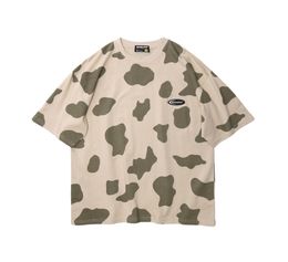 EBaihui 2021 Men039s T-shirts imprimés harajuku fun vache imprimement tshirt été new lâche marque japonaise marque solide couleur shor3974543