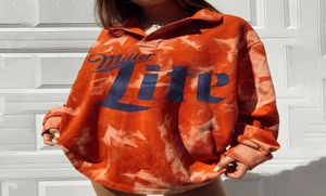 Ebaihui Hoodies Vrouwen Tie Dye Women039s Sweatshirt 2020 Lente Herfst Turndown Harajuku Streetwear Mode Crop Tops Hoodie 2005057993