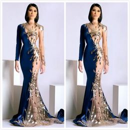 Ebi arabe aso robes de soirée sexy scintillantes