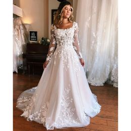 Ebi plus nov arabe aso tailles dentelle robe de mariée bohème floral A-line ivory vintage d'été robes nues robes zj311 es