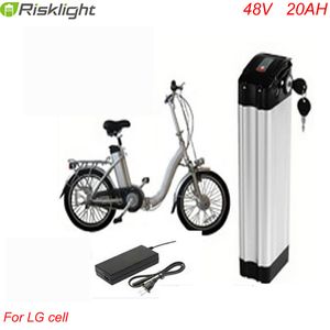 Batterie ebike 48v 1000w batterie de vélo électrique 48V 20Ah pour moteur bafang / 8fun 750w 1000w avec boîtier en aluminium pour cellule LG 18650