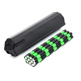 Ebike-batterij 48V 13Ah 17,5Ah 48 volt batterij voor 200-1000W motor elektrische fiets lithium-ionbatterij, led-indicatielampje, veilig slot, met oplader 5-pins