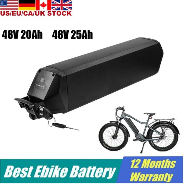 Batterie Ebike 48 V 14 Ah Reention Dorado 48 V 20 Ah pour vélo électrique à ouverture latérale Batteries lithium-ion de remplacement pour AVENTON PACE 350 W 500 W Longueur 390 mm