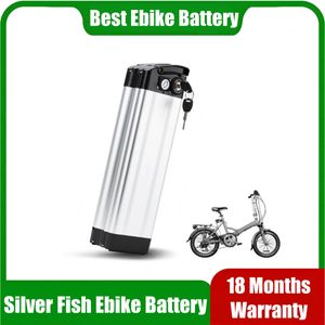 Ebike -batterij 48V 21AH SILVERFISH Lithium Ion 17,5Ah 48 Volt 1000W Batteria 13S7P Electric Batteries Pack voor Folding E Bike City Bike