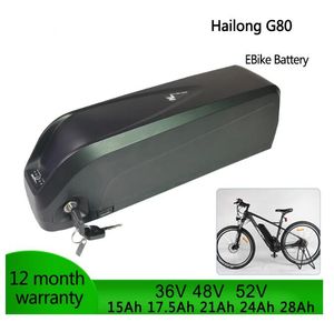 Batterie Ebike SAMSUNG 3500MAH 48V 24.5AH 21AH batterie Hailong avec BMS et chargeur pour Kits moteur Bafang