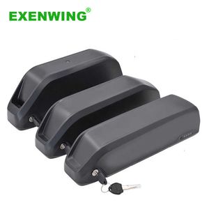 Batterie Ebike 36V 48V 52V 20Ah Polly Shark Electric Bicke Downtube Batteries lithium-ion pour conversion de moteur Bafang tsdz