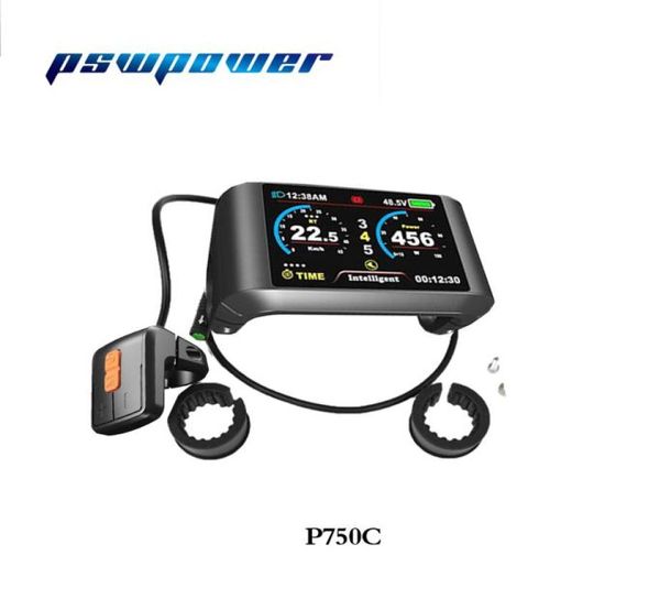 Ebike couleur 36V48V LCD P750C TFT750C affichage disponible pour vélo électrique 8FunBAFANG MidDrive moteur BBS0102 et BBSHD4188441