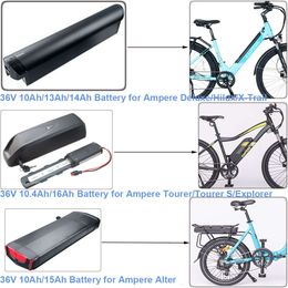 Ebike lithium-ionbatterij 36V 10Ah 10,4Ah 13Ah 14Ah 15Ah 16Ah Ampere Deluxe Hilux X-Trail Tourer S Explorer Alter E-Bike batterij