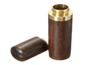 Bode de dents en bois d'ébacy Mini boîte de randonnée portable Craft portable Gift 818CM4270278