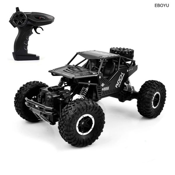 EBOYU 008S RC voiture 24Ghz 4WD télécommande 1 16 chenille de roche avec double moteur tout Terrain tout Terrain camion escalade RTR 231229