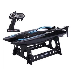 Bateaux électriques / RC EBOYU TM Double Horse DH7014 Radio Control 2.4GHZ 4CH Vitesse RC Bateau haute performance SpeedBoat étanche avec support d'affichage RTR 201204