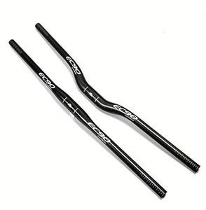 EC90 BICTIECLE HOOFDEBAR 760 MM COLD MTB Vlakke riser stuur Zwart koolstofgreep Bar MTB Mountain Flatriser 3K Bendebar9847134