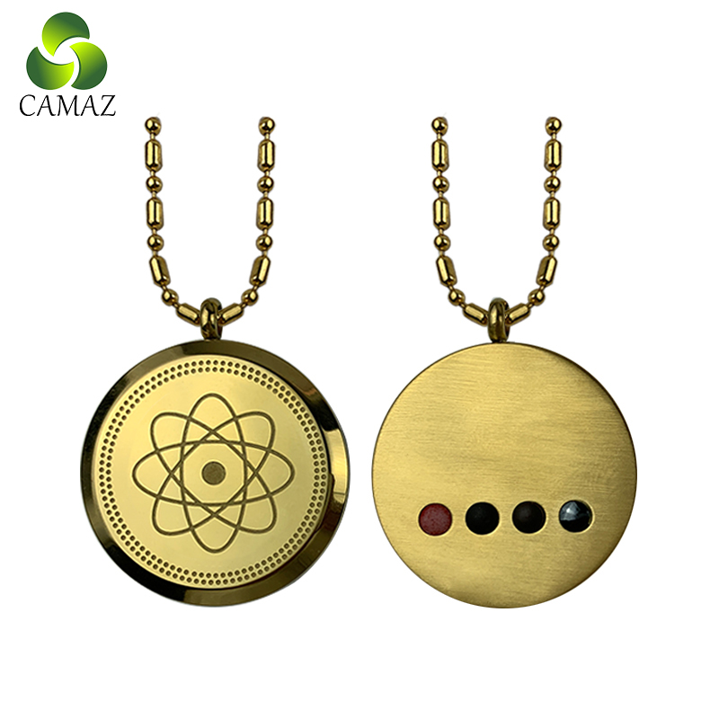 CAMAZ – pendentif en pierre scalaire quantique, bijoux à la mode, soins de santé, énergie quantique, avec boîte-cadeau, en Stock